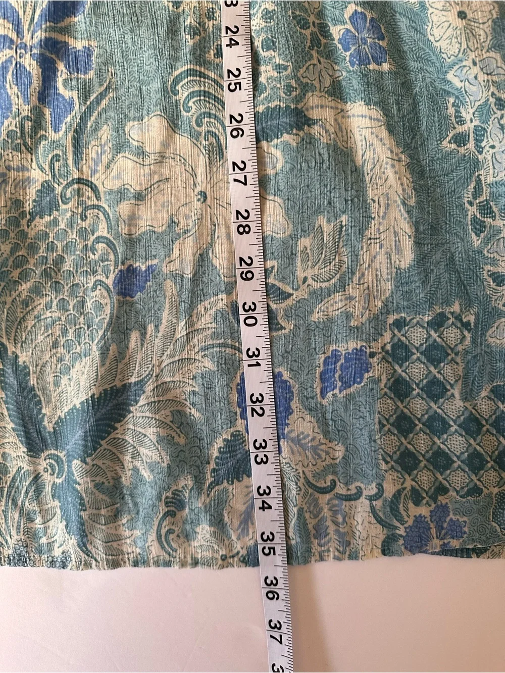 Abercrombie & Fitch Teal Floral Midi Dress Size XL